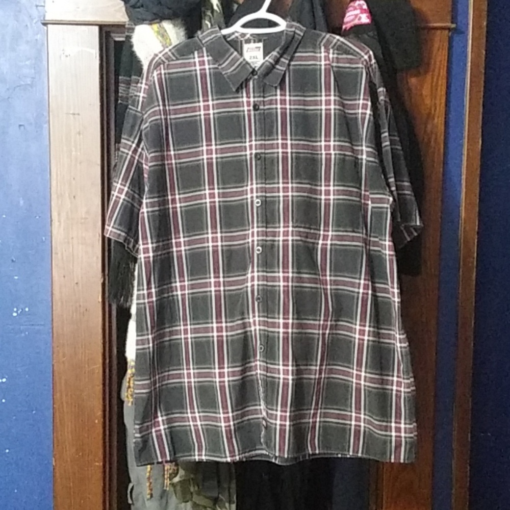 Dickies Plaid Button Down